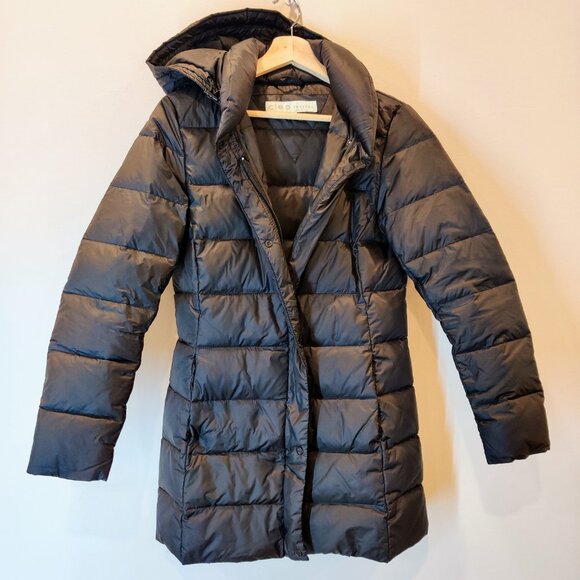 Cleo Women's Down Puffer Winter/Fall Coat | XS Petite | Black - Picture 2 of 6